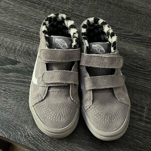 Gray Suede Vans for Kids